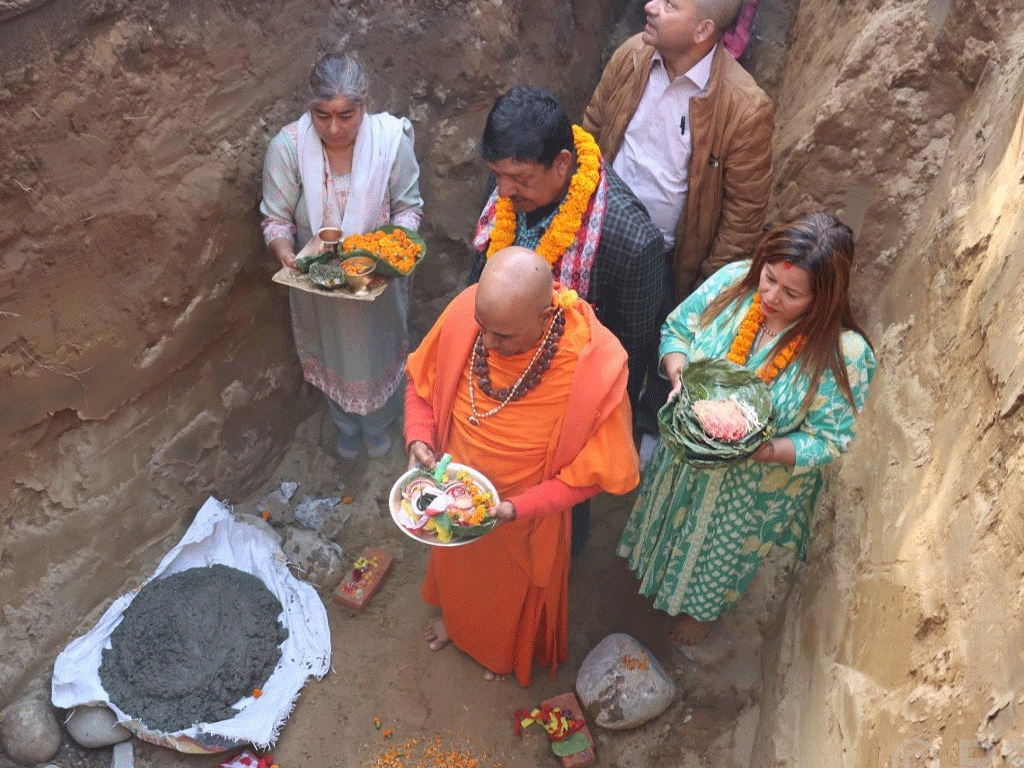 हिंसापीडितको उद्धार र संरक्षणमा लागेको आदर्श गृहले आफ्नै भवन बनाउँदै