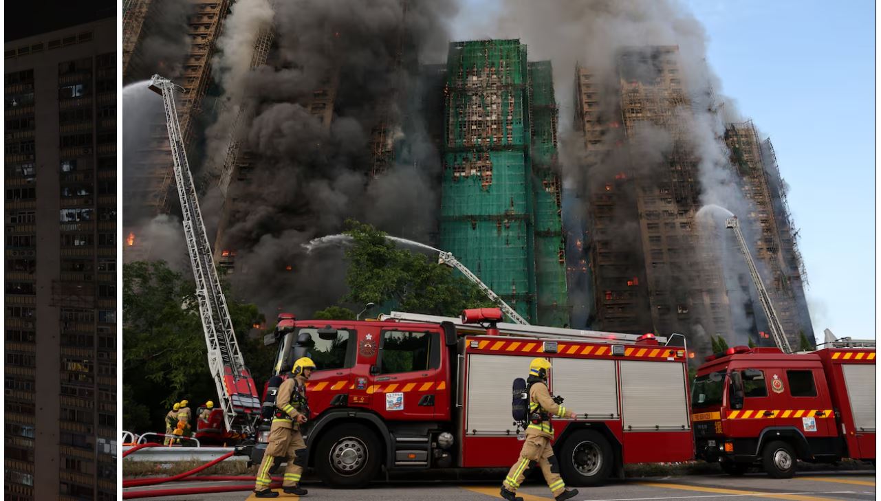 हङकङ आगलागीमा मृत्यु हुनेको संख्या ९४ पुग्यो