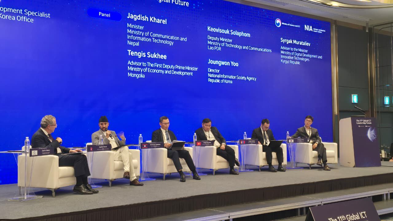 नेपालका लागि ‘ग्लोबल आईसीटी लिडरसिप फोरम’ उपलब्धिमूलक : सञ्चारमन्त्री खरेल