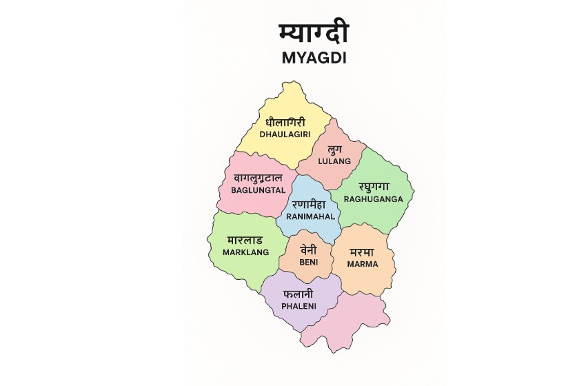 म्याग्दीमा सडक पूर्वाधारका ३२ योजना कार्यान्वयनमा