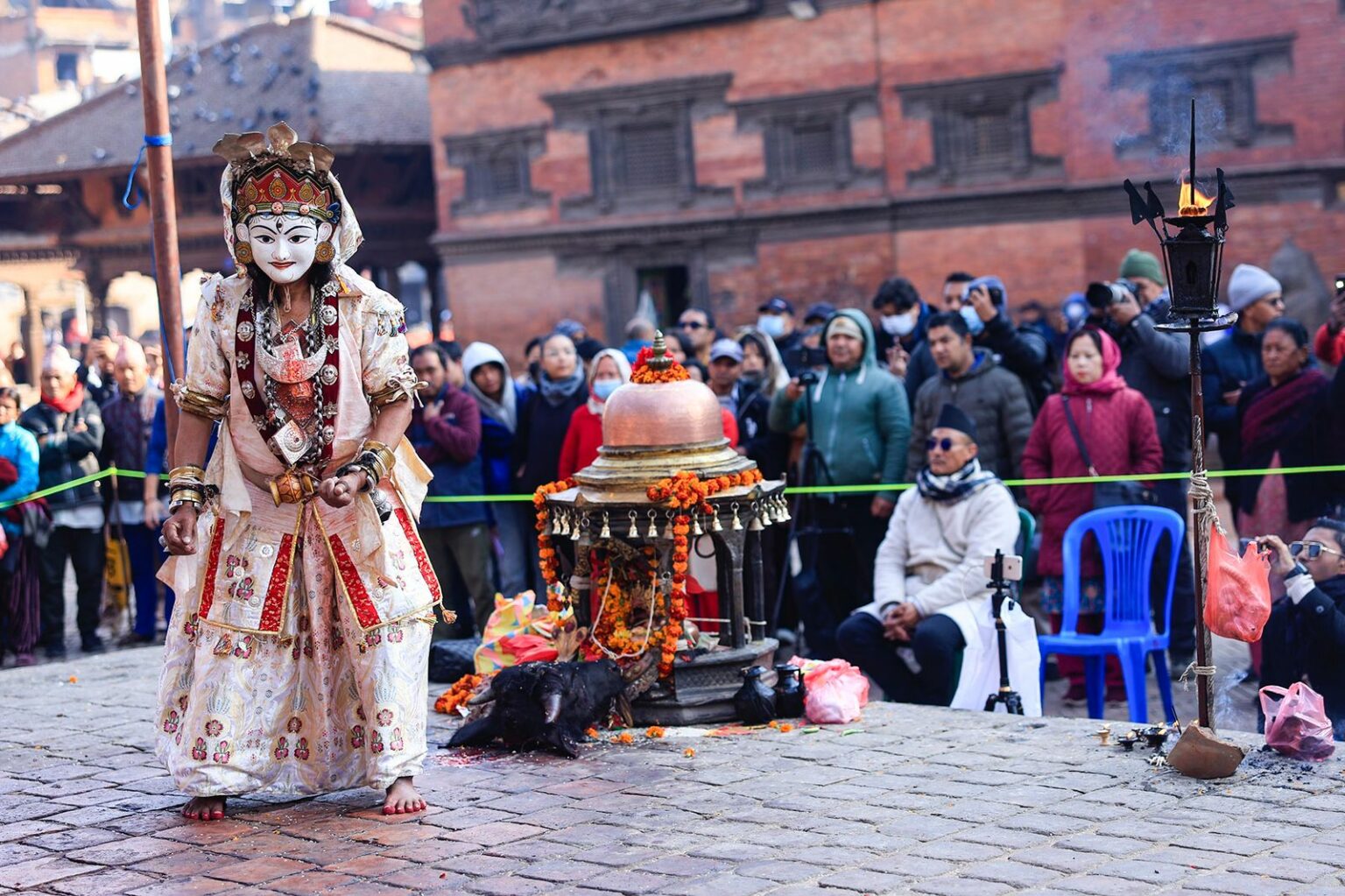 बनेपामा आजदेखि बाह्र–बर्षे नरदेवी नाच