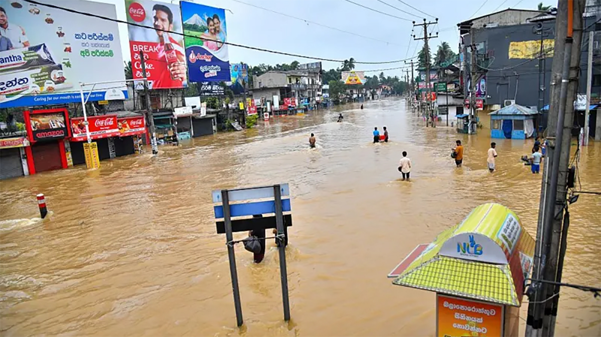 श्रीलंकामा  बाढीपहिरोबाट मृत्यु हुनेको संख्या एक सय ५३ पुग्यो