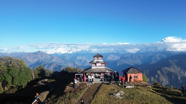 धार्मिक पर्यटकीयस्थल तिनचुलेमा पूर्वाधार निर्माण
