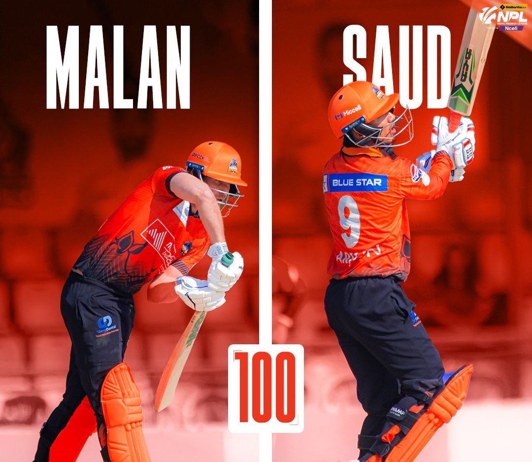 एनपीएल : मलान र साउँदद्वारा अर्धशतक