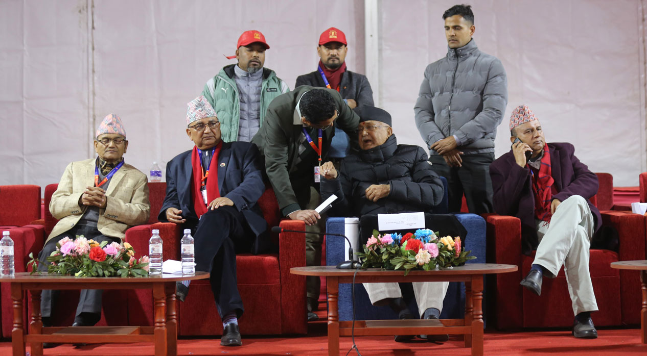 अपडेट : अध्यक्षमा ओली ३१२ मतले अगाडि