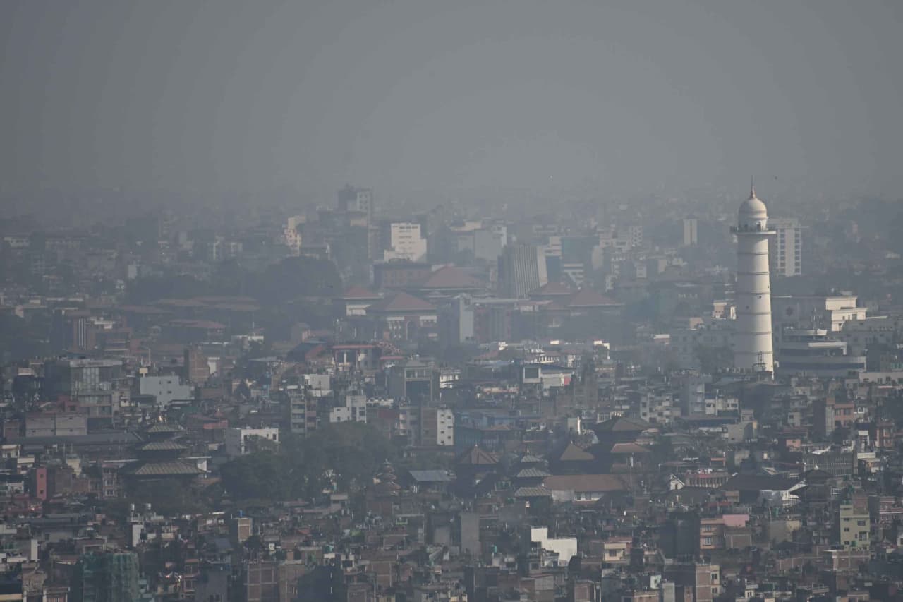 काठमाडौँको तापक्रम आज यस वर्षकै कम