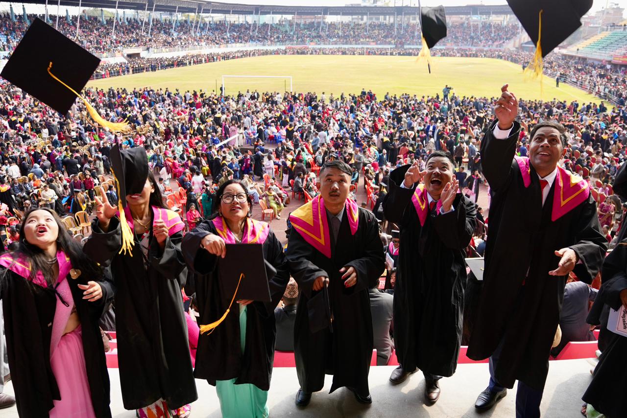 दशरथ रंगशालामा दीक्षान्तको रौनक [फोटो फिचर]