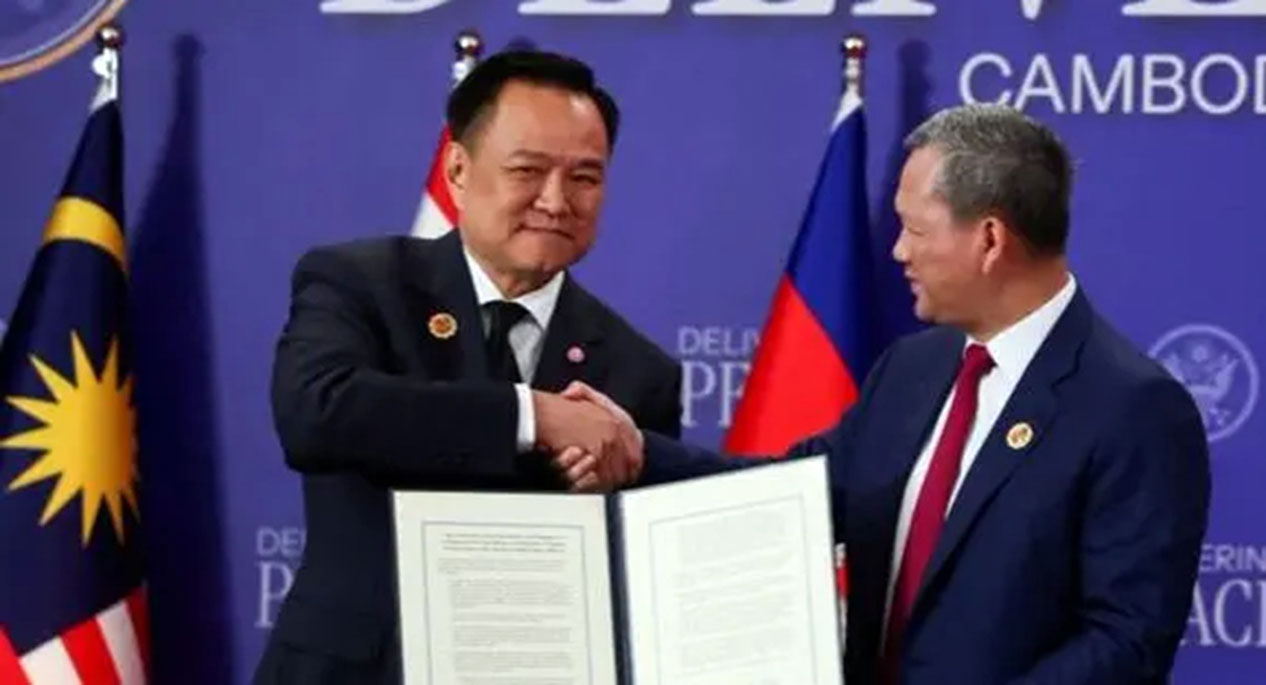 थाइल्यान्ड र कम्बोडियाबीच भयो युद्धविराम सम्झौता