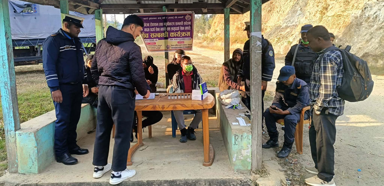 बीपी राजमार्गमा लागुपदार्थ सेवन गरेर गाडी चलाउने ६ चालक पक्राउ