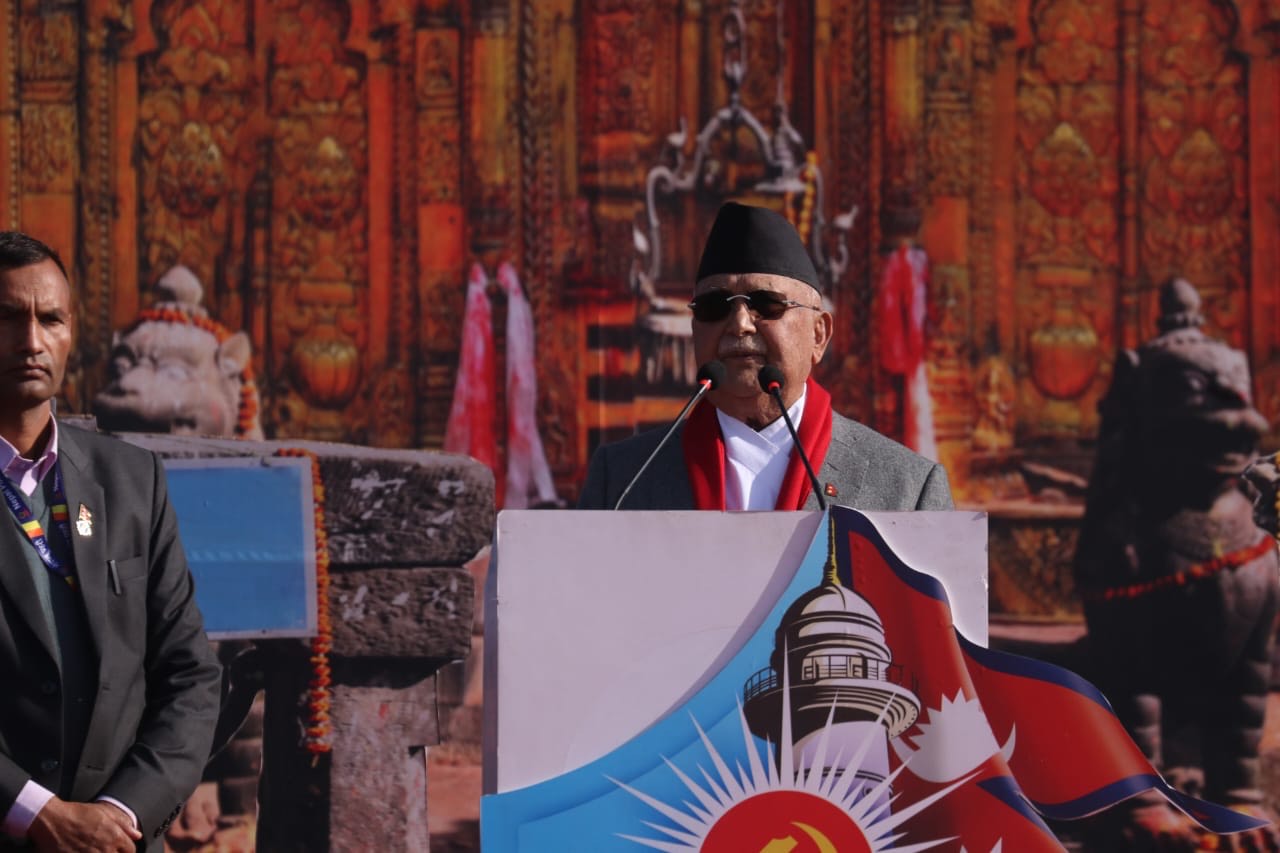 पार्टीपंक्ति एकताबद्ध भएर उभिऔँ : ओली [सम्बोधनको पूर्ण पाठ]