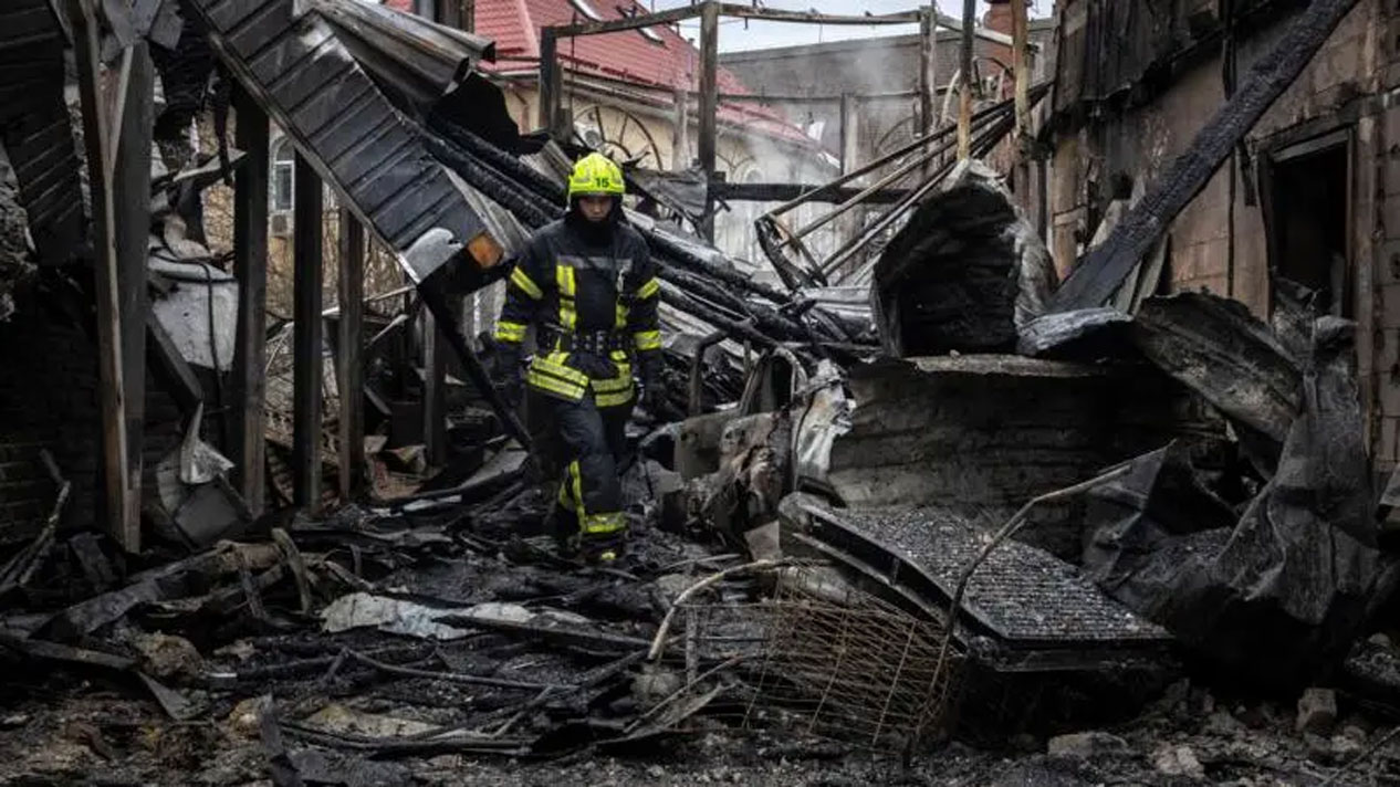 किएभमा रुसी आक्रमण‚ दुईजनाको मृत्यु