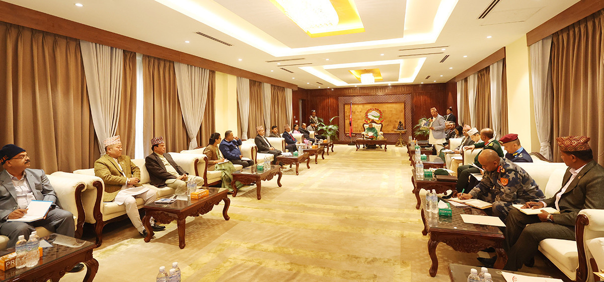 निर्वाचन आयोगका पदाधिकारीसहितको सर्वपक्षीय बैठक बालुवाटारमा सुरु