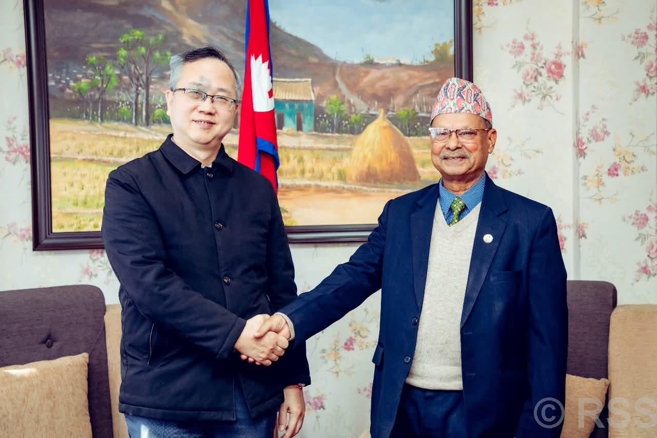 कृषिमन्त्री परियार र राजदूत चेन सङबीच भेटवार्ता