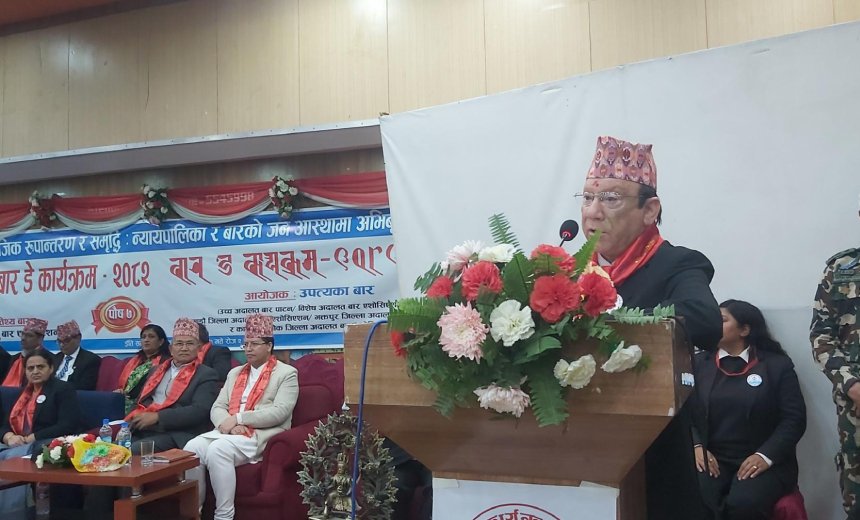 बार र बेञ्च मिलेर न्याय सम्पादनमा अथक प्रयास गर्दा न्यायलयप्रति जनआस्था कायम हुन्छः प्रधानन्यायाधीश राउत