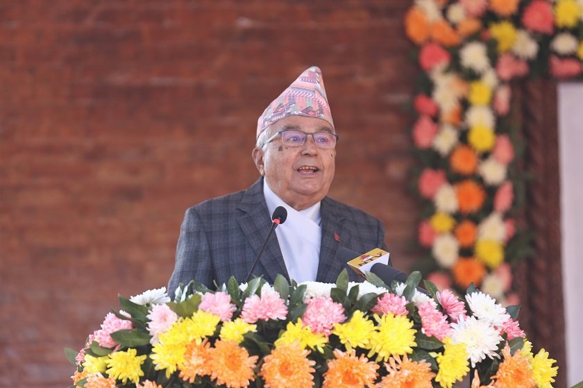 नागरिकको जीवनस्तर उठाउने विकास आजको आवश्यकता होः राष्ट्रपति