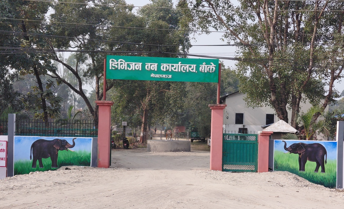 मुहार फेर्दै डिभिजन वन बाँके : ३६ कोठाको भवन बन्दै