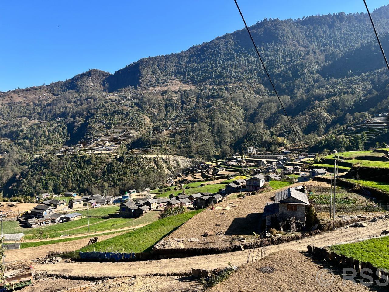 रुम–ताराखोला सडक स्तरोन्नति सुरु