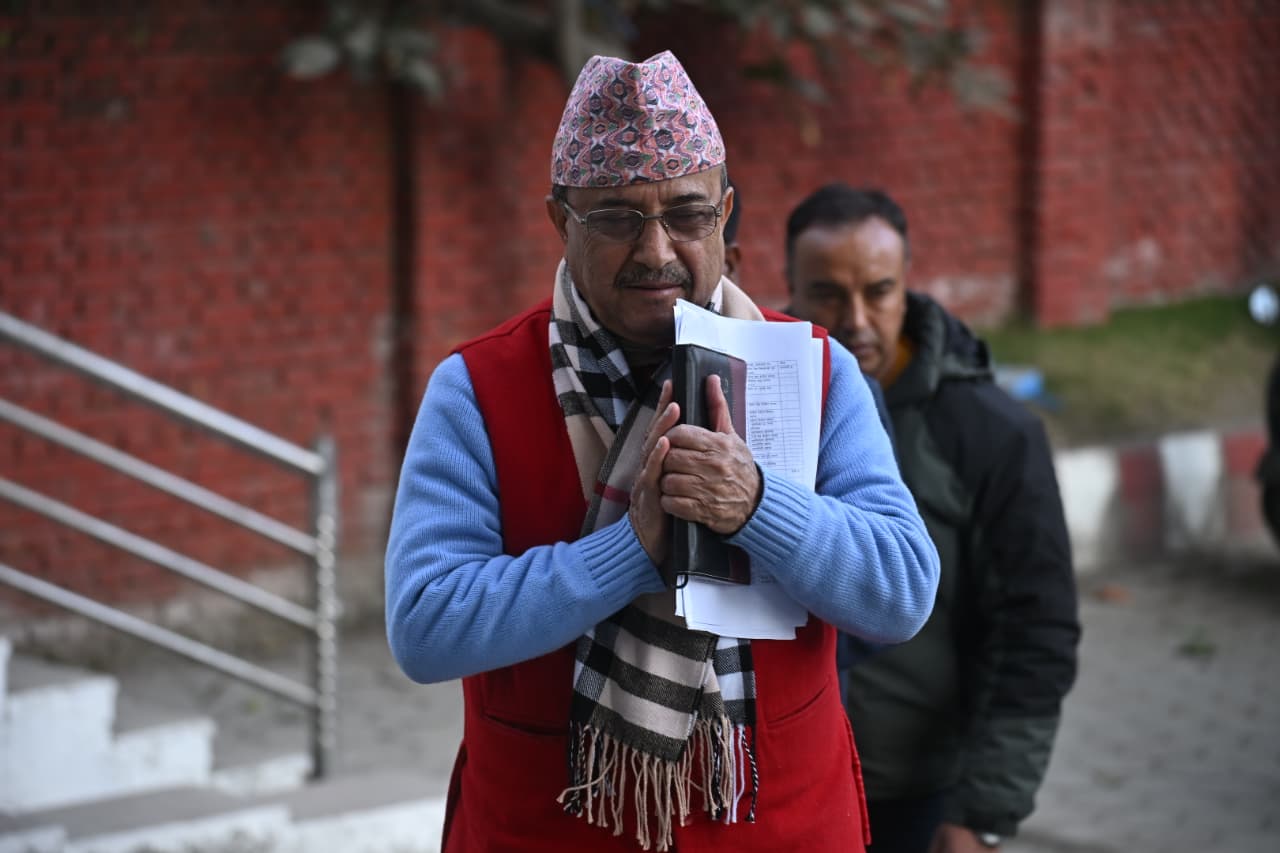 केन्द्रीय कार्यसम्पादन समिति बैठकका लागि सानेपा पुगे नेताहरू