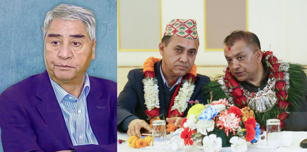 देउवा भेट्न महाराजगन्ज पुगे गगन-विश्वप्रकाश