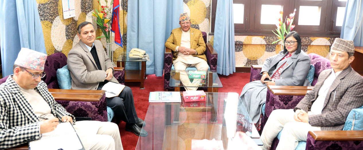 आयोगका पदाधिकारीसँग गृहमन्त्रीको भेट : दण्डहीनता निस्तेज गर्ने प्रतिबद्धता