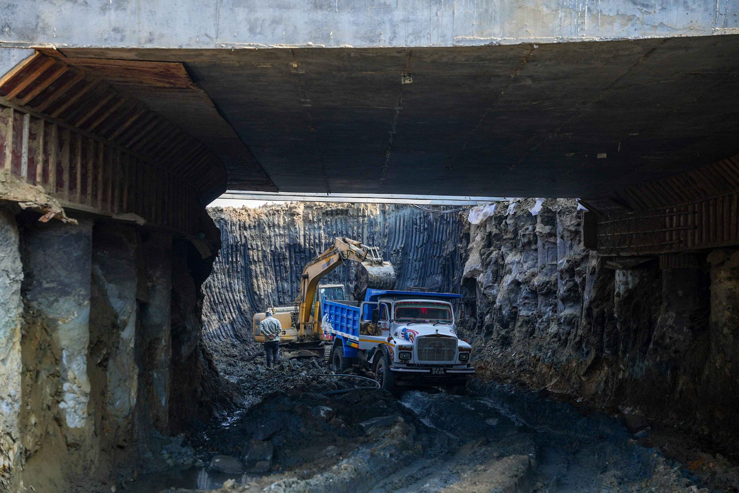 साँगामा बनिरहेको ११ सय मिटर लामो अन्डरपास