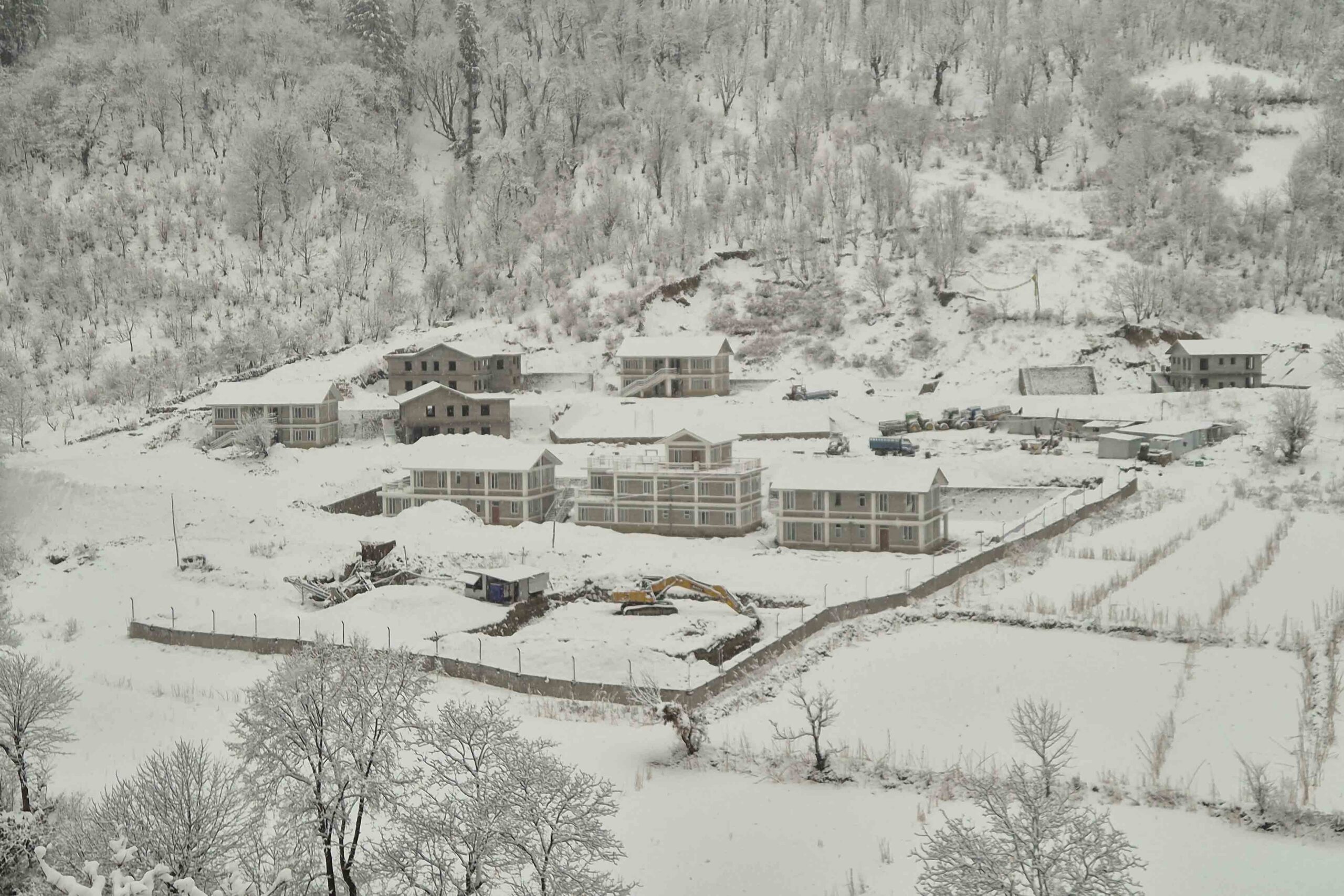 कुन-कुन जिल्लामा भयो वर्षा र हिमपात?