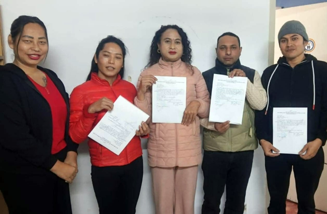 प्रतिनिधिसभा निर्वाचनका लागि यौनिक तथा लैंगिक अल्पसंख्यक समुदायका सातजनाको मनोनयन