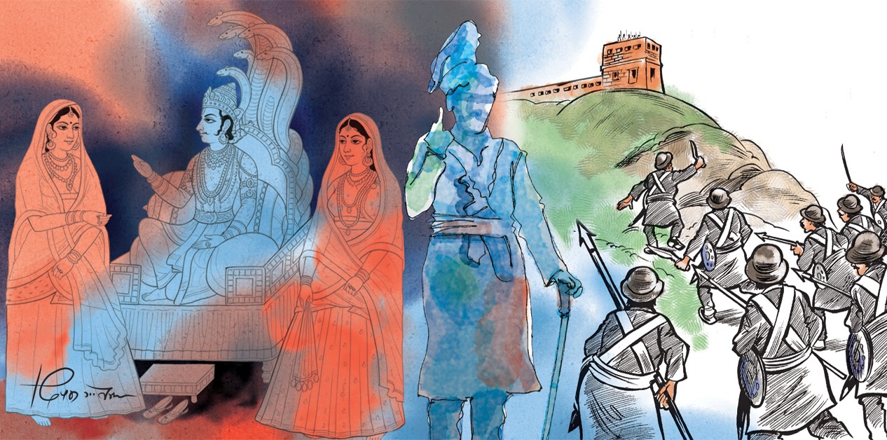 बिर्सिइएका पृथ्वीनारायणका नेवार उपरानीका छोरा