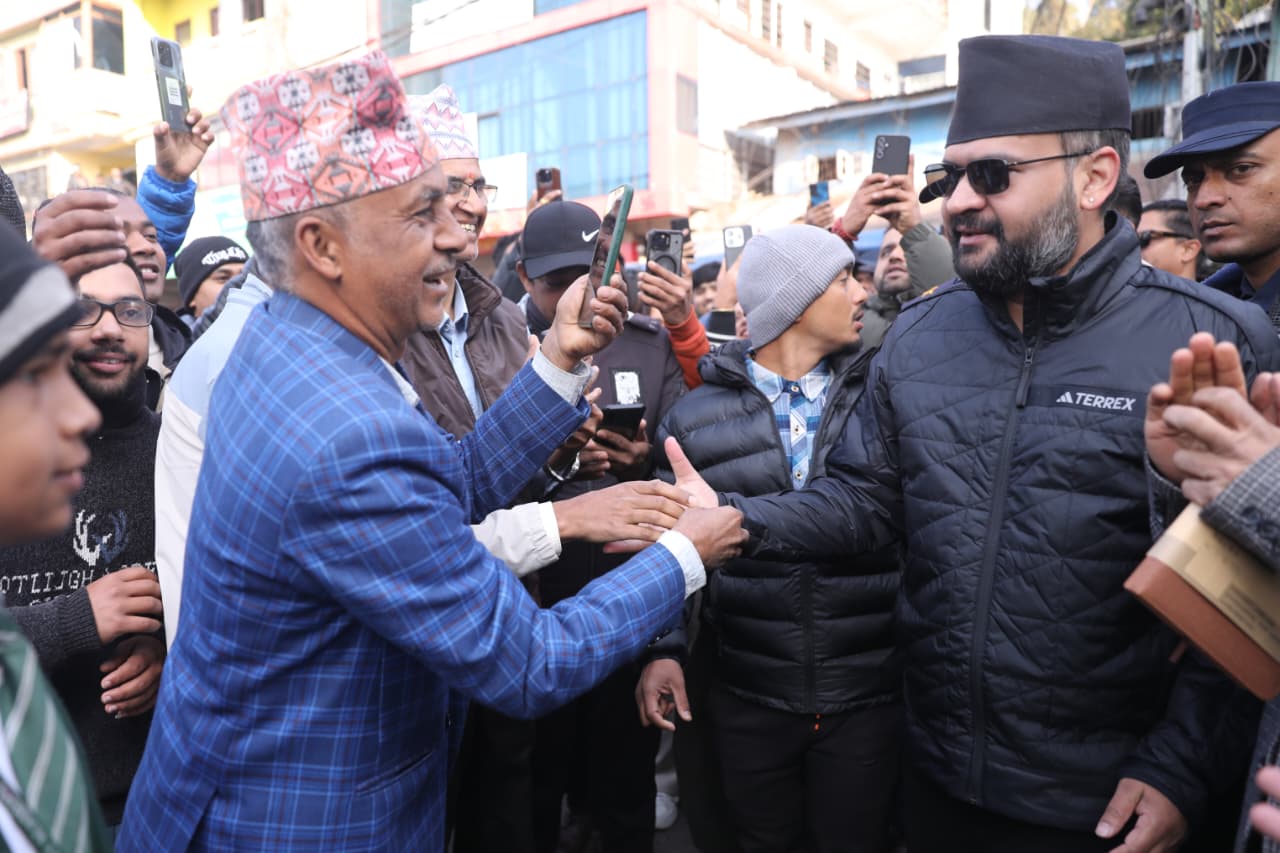 इलाममा बालेन शाहसहित रास्वपाको संयुक्त चुनावी अभियान