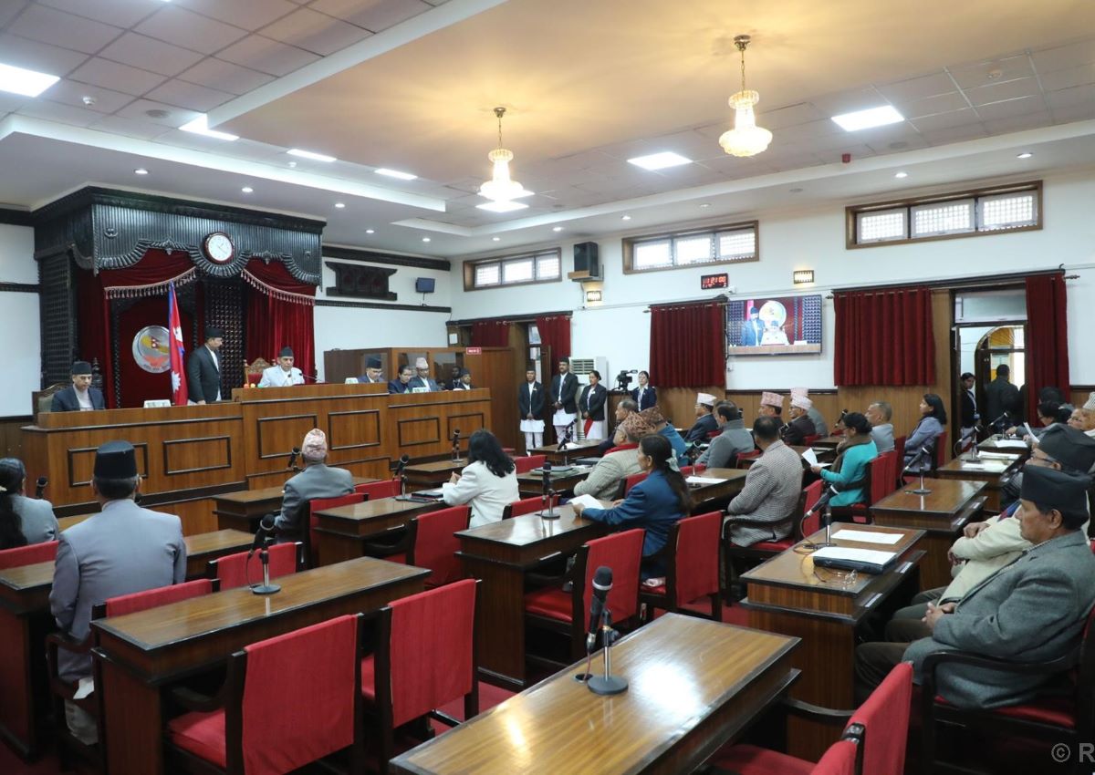 व्यवस्थित र मर्यादित भएर संसद्को जिम्मेवारी पूरा गर्न राष्ट्रिय सभा अध्यक्षको अपिल