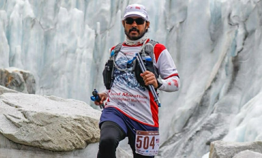 ‘विश्व म्याराथन च्यालेञ्ज’मा दौडिँदै जोशी