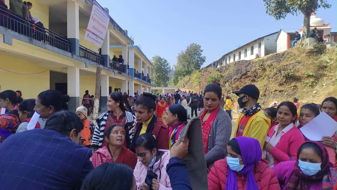 पर्वतमा विशेषज्ञ स्वास्थ्य शिविर