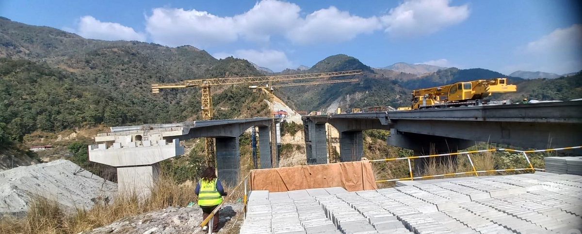 काठमाडौँ–तराई मधेस  द्रुतमार्ग : ४५ प्रतिशत प्रगति