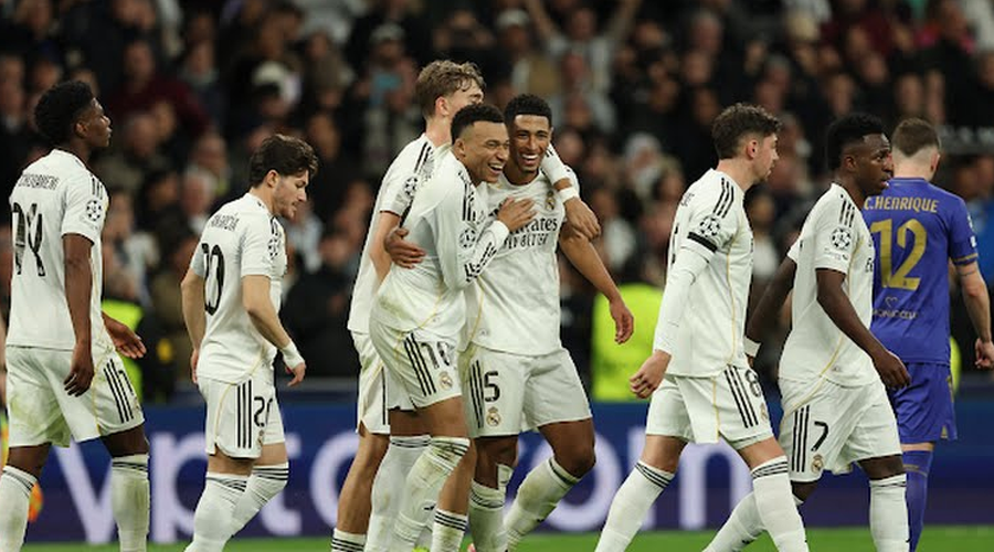 च्याम्पियन्स लिगमा रियल मड्रिडको फराकिलो जित