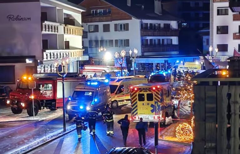 स्विट्जरल्यान्डको स्की रिसोर्टमा नयाँ वर्षको पार्टीका क्रममा आगलागी, करिब ४० जनाको मृत्यु