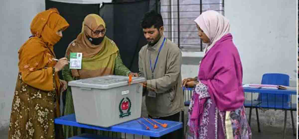 बंगलादेशमा मतदान सुरु : अवामी लिगमाथिको प्रतिबन्ध