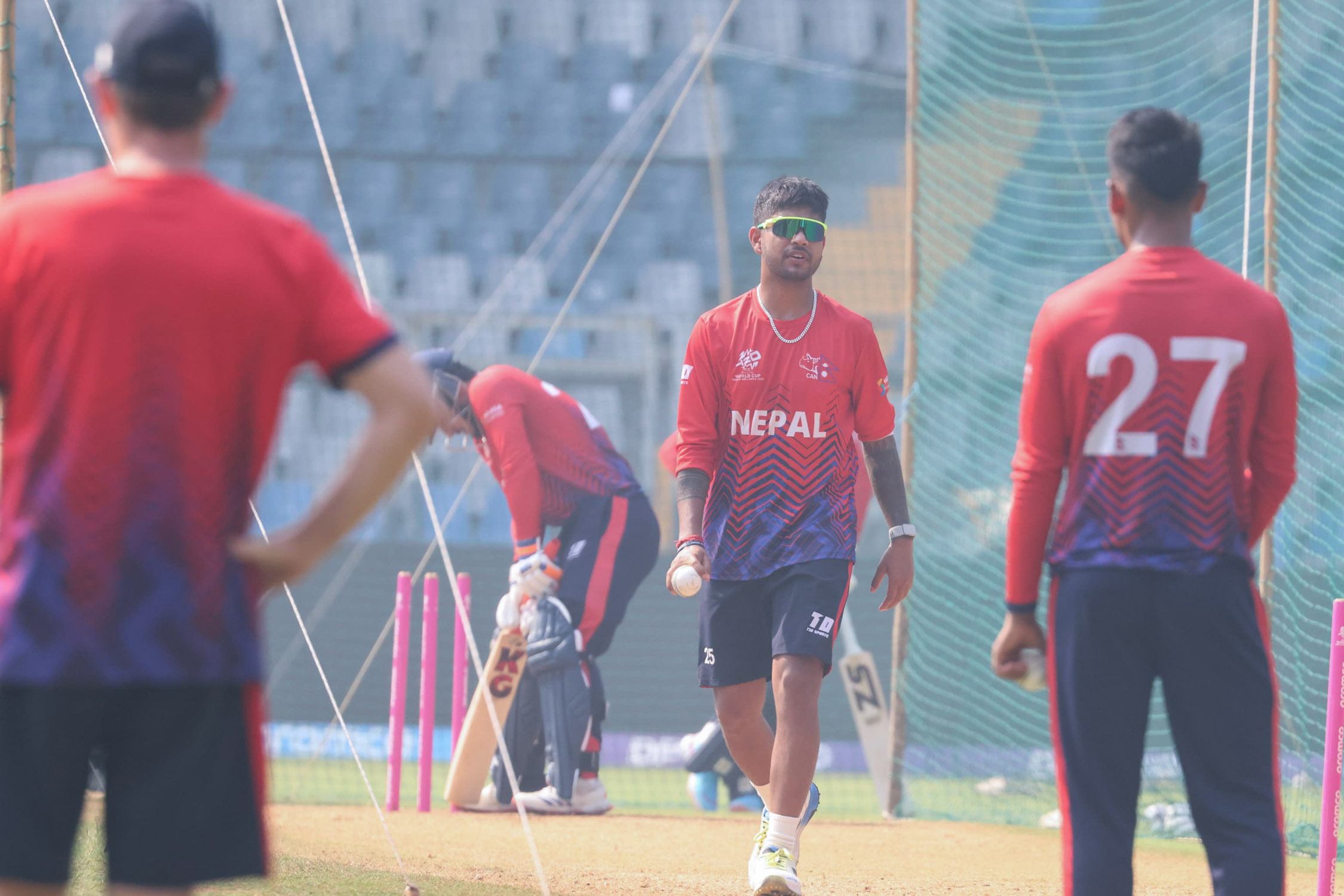 मुम्बईमा तेस्रो खेलको तयारीमा जुट्यो नेपाली टोली [फोटो फिचर]