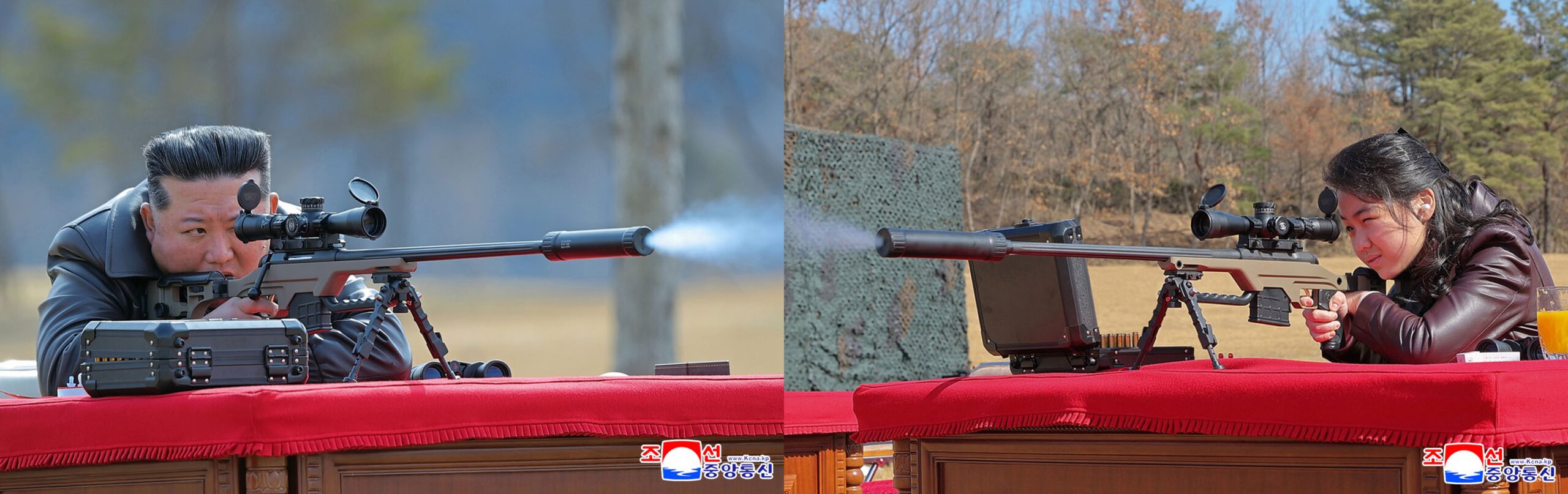 किमद्वारा राइफल उपहार‚ छोरी फेरि केन्द्रमा