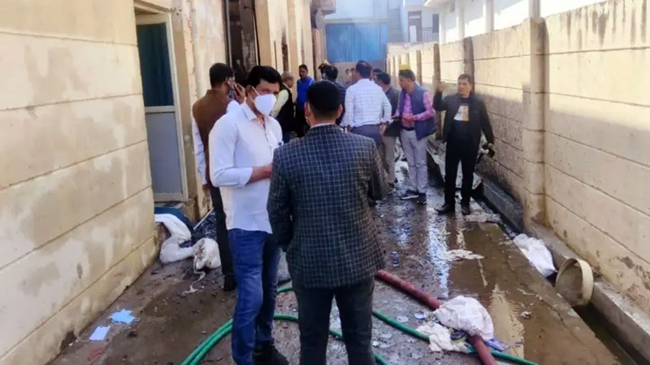 राजस्थानको पटका कारखानामा आगलागी‚ बिहारका सात कामदारको मृत्यु
