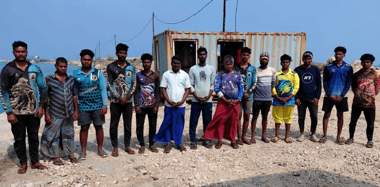 श्रीलंकाली सेनाको नियन्त्रणमा २५ भारतीय माझी