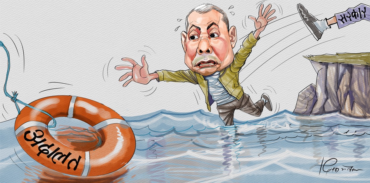 दुर्गा प्रसाईंप्रति सरकार गरम, न्यायालय नरम