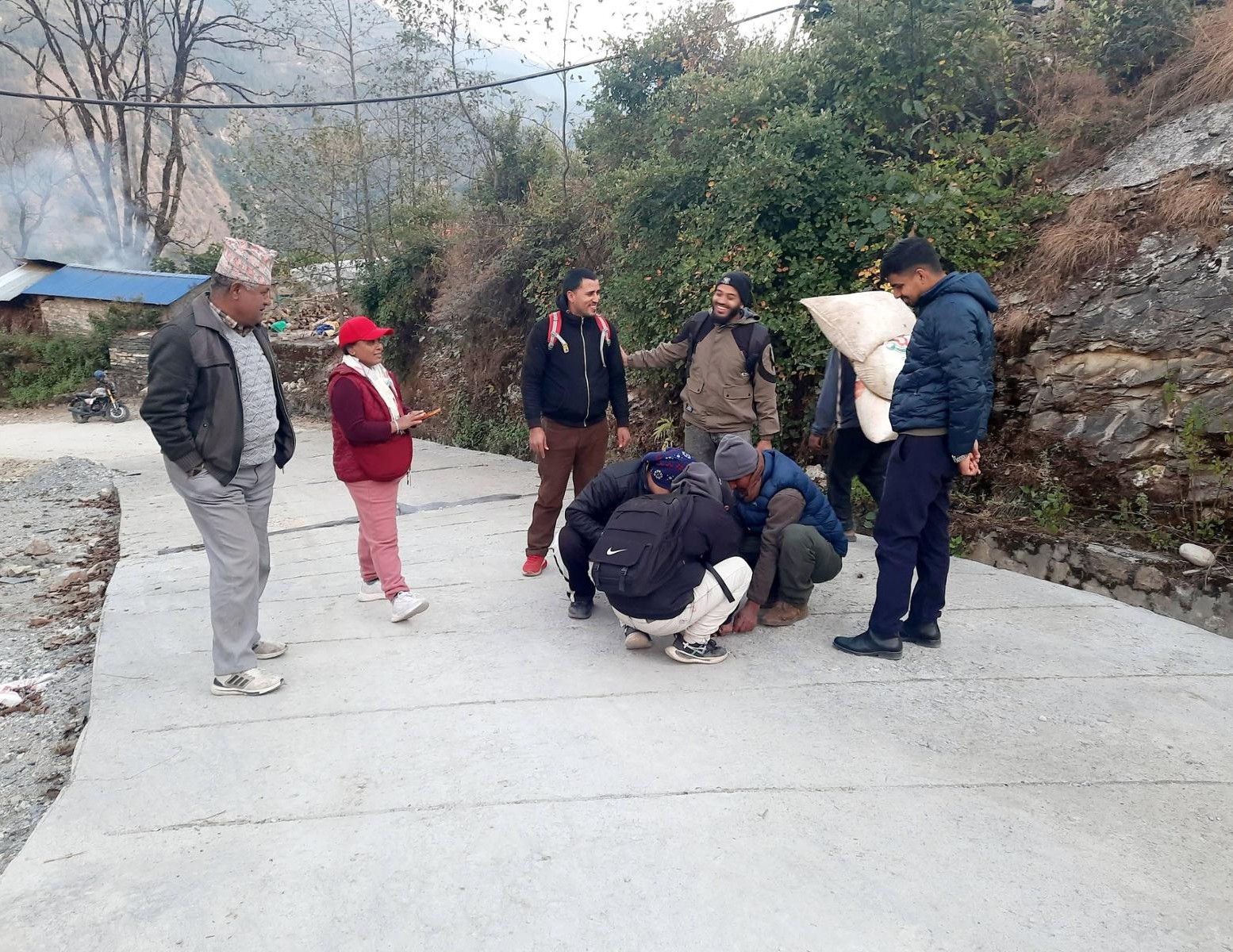 पर्यटकीयस्थल घोडेपानी जोड्ने सडक स्तरोन्नति योजना लक्ष्यअघि नै सम्पन्न