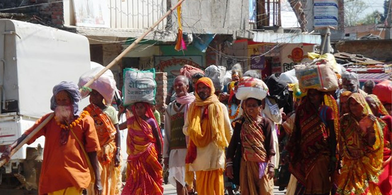 माध्यमिकी परिक्रमाको सातौँदिन : यात्री ध्रुवकुण्ड पुग्दै