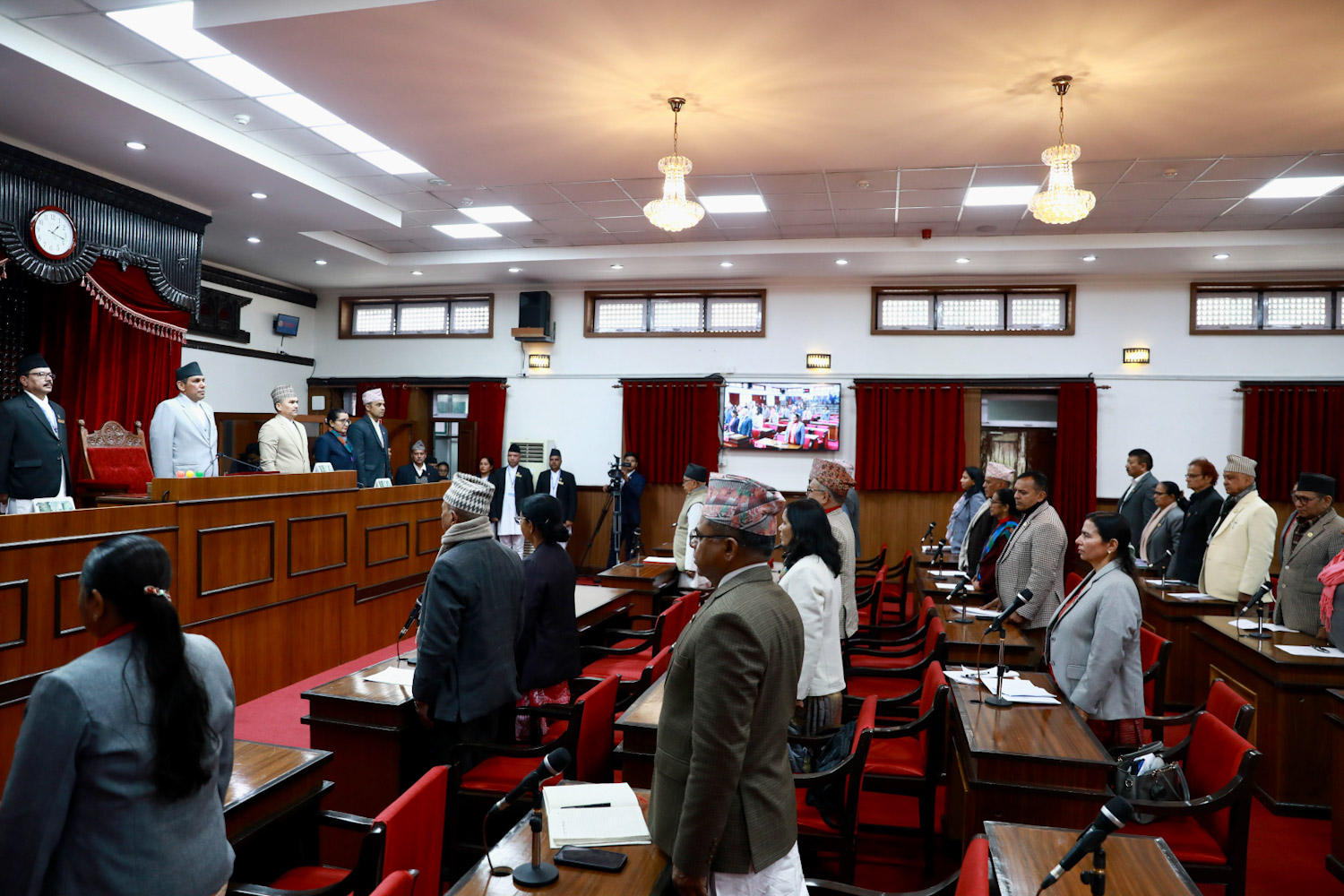 राष्ट्रियसभाको शून्य समयमा सरकारको ध्यानाकर्षण