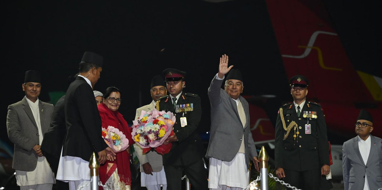 राष्ट्रपति पौडेल जापान प्रस्थान