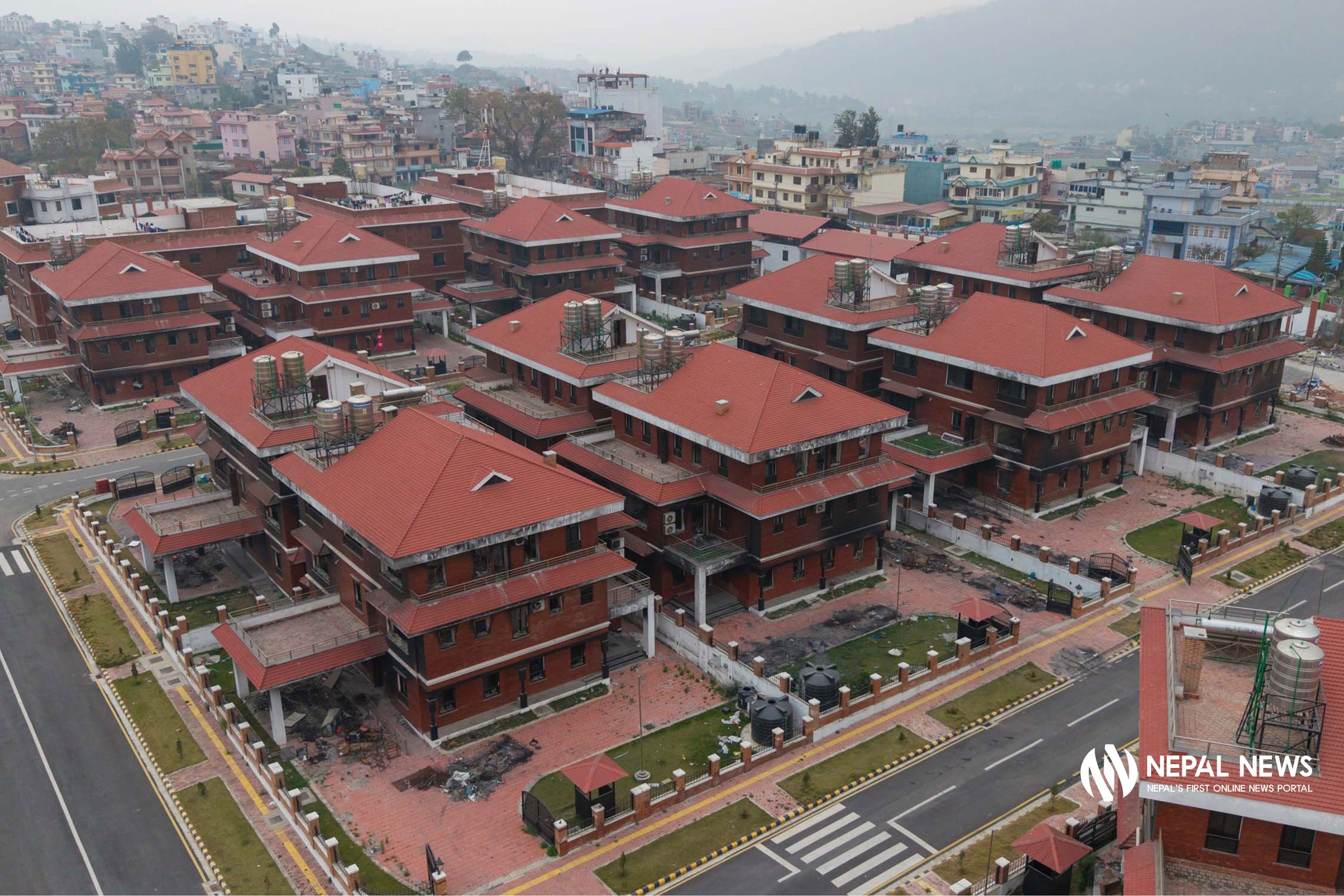 आगजनीपछि यस्तो देखियो मन्त्री निवास [फोटो फिचर]