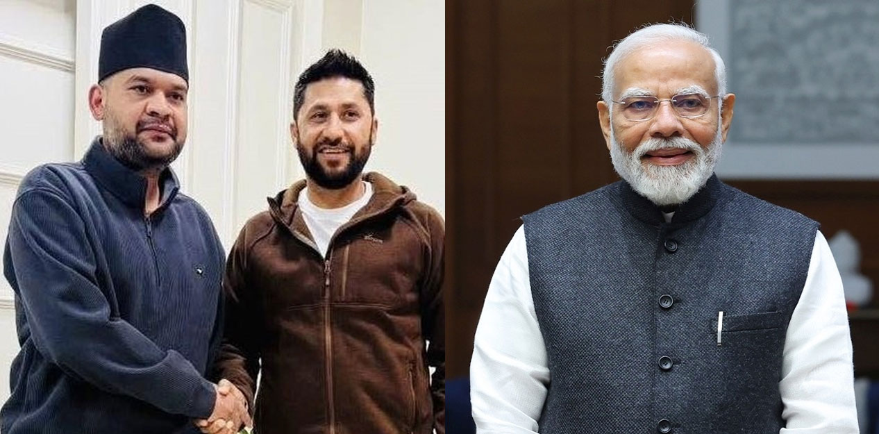 भारतीय प्रधानमन्त्री मोदीसँग रवि र बालेनको फोन संवाद