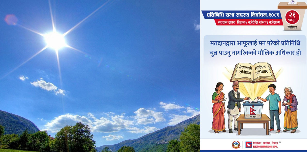 चुनावको दिनमा कस्तो रहला मौसम?