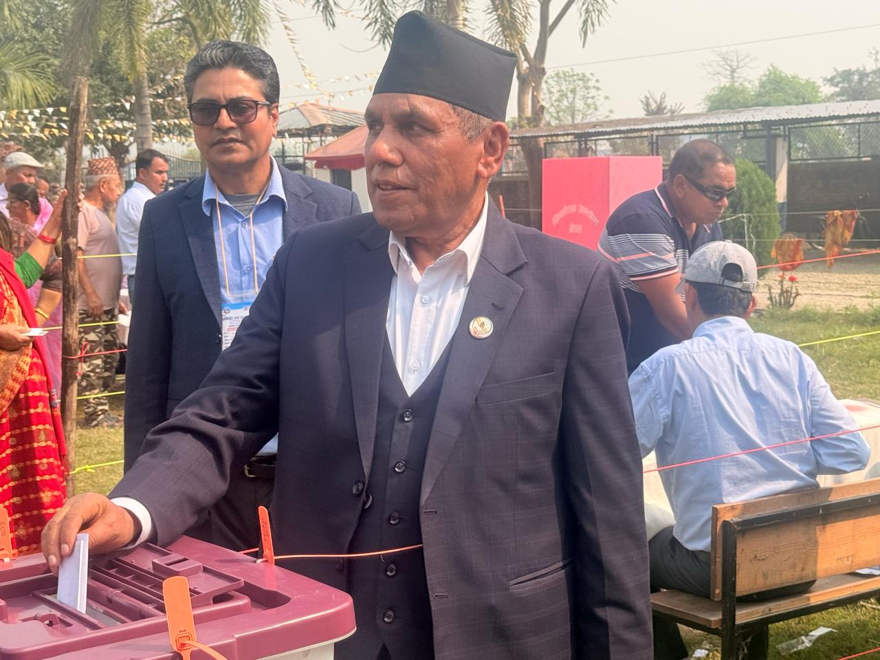 राष्ट्रिय सभा अध्यक्ष दाहालद्वारा मतदान