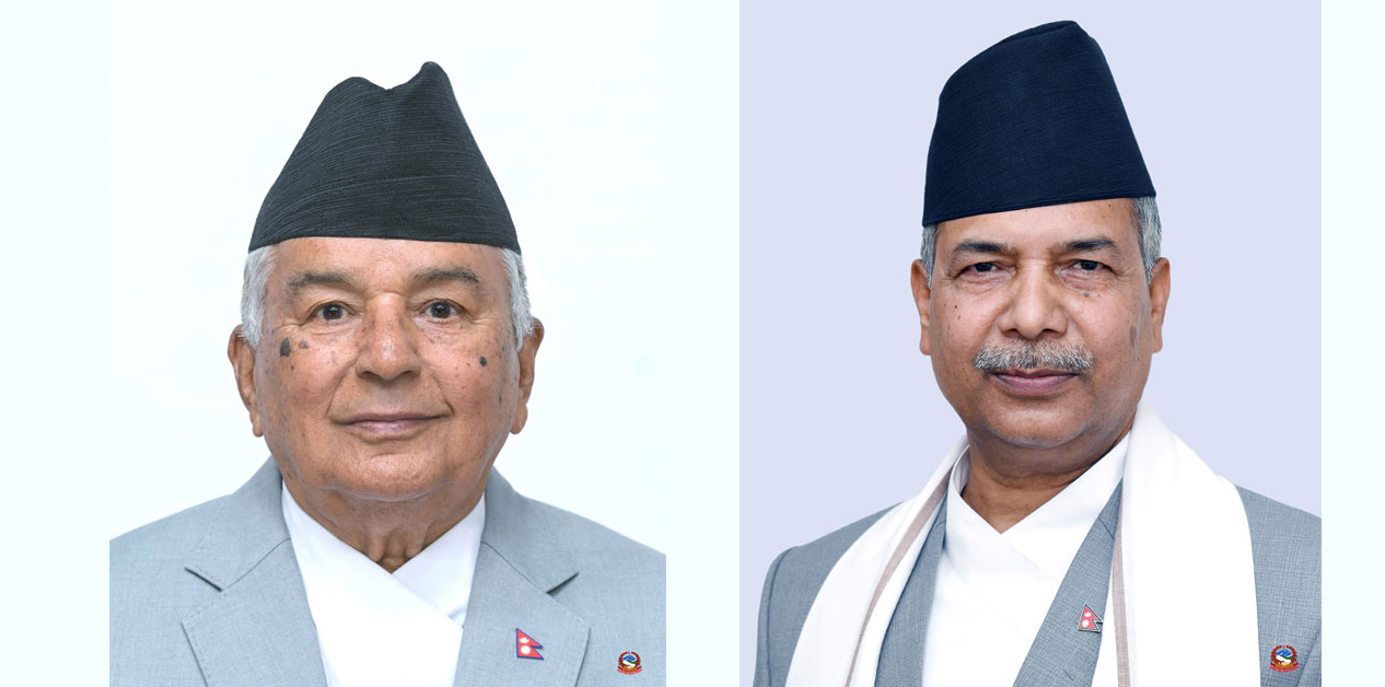 मतदान गरेनन् राष्ट्रपति पौडेल र उपराष्ट्रपति यादवले